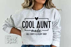 Cool Aunt Mode SVG - Best Aunt - Promoted to Aunt - Aunt PNG Product Image 3
