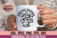 Official Member Cool Aunts Club SVG - Best Cool Aunt SVG Product Image 1