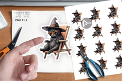 Cool Cat Summerween Sticker Product Image 1