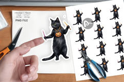 Cool Cat Summerween Sticker Product Image 1
