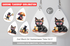 Earring Cool Cat Summerween Product Image 1