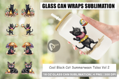 Glass Can Cool Cat Summerween Product Image 1