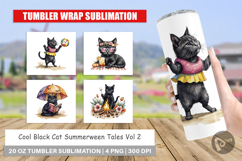 Tumbler Cool Cat Summerween Product Image 1