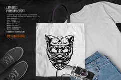 Cool Cat Animal Coloring Book Silhouette Product Image 1