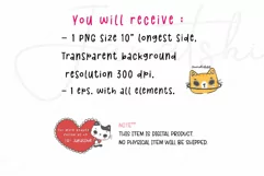 Kawaii Christmas Llama Clipart | Cute Festive Digital Art Product Image 5