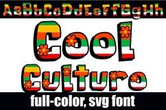 Cool Culturo Color Font Product Image 1