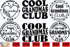 Cool Grandma Club SVG | Cool Grandma SVG | Grandma Club SVG Product Image 3