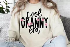 Flower Cool Granny Era SVG - Granny Life Mode - Mothers Day Product Image 2