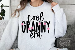 Flower Cool Granny Era SVG - Granny Life Mode - Mothers Day Product Image 1