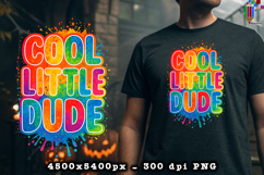 Cool Little Dude Design PNG File