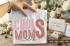 Cool Moms Club - Mother's Day SVG Design Product Image 2