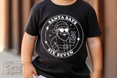 Cool Santa Says Six Seven SVG PNG Funny Christmas Teen Product Image 2