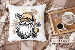 Santa face PNG, Christmas cheetah design Product Image 3