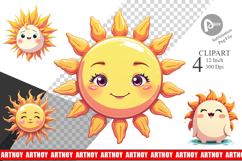 Cool Soul Sun Clipart Product Image 1