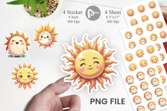 Cool Soul Sun Sticker Product Image 1