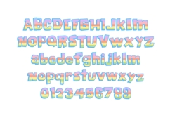 Cool Spring Color Font Product Image 2
