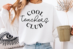 Cool Teachers Club SVG PNG - Teacher Shirt Design Product Image 1