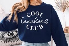 Cool Teachers Club SVG PNG - Teacher Shirt Design Product Image 2