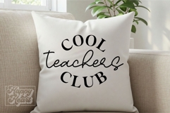 Cool Teachers Club SVG PNG - Teacher Shirt Design Product Image 5