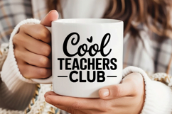 Cool Teachers Club SVG | Teacher SVG | Teacher PNG Product Image 3