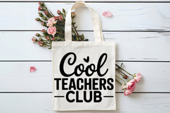 Cool Teachers Club SVG | Teacher SVG | Teacher PNG Product Image 4