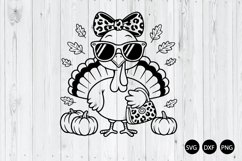 Boujee Turkey PNG, Leopard Turkey SVG, Turkey Season SVG Product Image 1