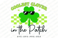 Coolest Clover In The Patch SVG Design Product Image 1
