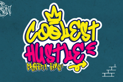 Coolest Hustle - Decorative Monoline Graffiti Font Product Image 1