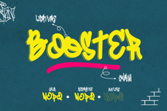 Coolest Hustle - Decorative Monoline Graffiti Font Product Image 6