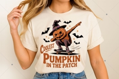 Coolest Pumpkin In The Patch PNG, Funny Halloween Pumpkin Product Image 2