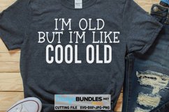 I'm Old But I'm Like Cool Old SVG | Funny SVG Product Image 1