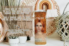 Bohemian Woman with Copper Hair 3D Poser .PNG Graphics Product Image 4