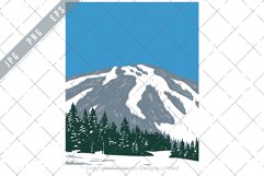 Copper Mountain Ski Resort During Winter WPA Poster Art Product Image 1