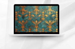 Copper Teal Digital Paper Bundle Product Image 4