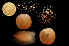 Animals On Watercolor Circles Clipart Set - 25 .PNG Files Product Image 7