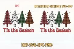 Tis the Season Christmas Design SVG Retro Design Product Image 2