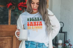 dear santa its a funny story Design SVG Retro Vintage Product Image 2