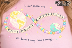 Copy Heart Copy Bracelet PNG Sublimation DTF