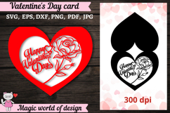 Valentine's Greeting Card SVG Product Image 1