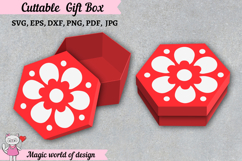 Elegant SVG Paper Cut Gift Box Template Product Image 2