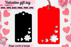 St. Valentine's day gift tag svg Product Image 1