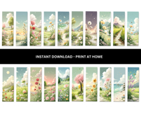 Pastel Wildflower Meadow Bookmark Bundle Product Image 3