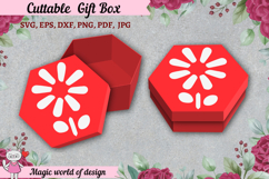 Elegant paper cutout box svg for sister gift Product Image 1