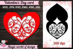 Valentine's Greeting Card SVG Product Image 2