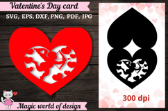Valentine's Greeting Card SVG Product Image 1