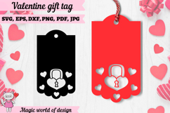 St. Valentine's day gift tag svg Product Image 1