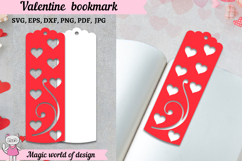 Valentine bookmark svg, papercut designs svg Product Image 2