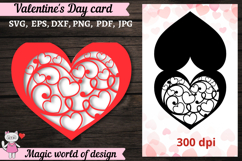 Valentine's Greeting Card SVG Product Image 2