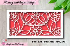 Birthday Money Envelope svg, Papercut Gift Product Image 1