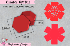 Delicate Paper Cut-Out Gift Box SVG Product Image 3
